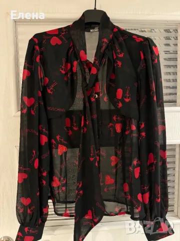 Оригинална Love Moschino риза , снимка 2 - Ризи - 50084666