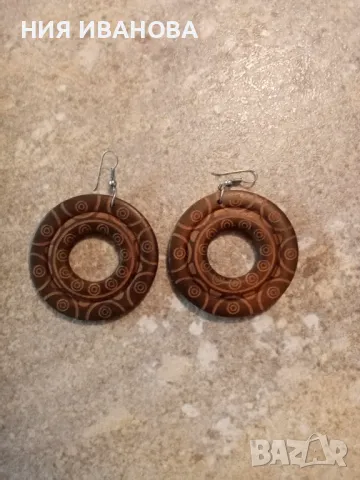 Бижута от естествени материали, снимка 4 - Обеци - 48667372