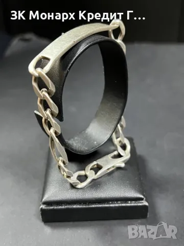 Сребърна гривна , снимка 2 - Колиета, медальони, синджири - 48525138