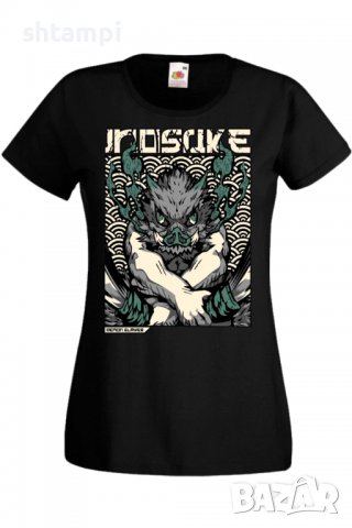 Дамска тениска Demon Slayer Hashibira Inosuke,Анимация,игра,Празник,Повод.