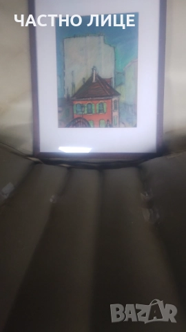 Картина пастел Иван Гецов, снимка 4 - Антикварни и старинни предмети - 51920839