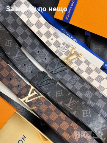 Louis Vuitton Колан Със Сертификат И Торбичка - Налични Различни Цветове Код SK280