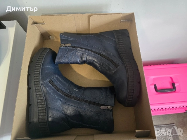 Боти от естествена напа Грация, снимка 3 - Дамски боти - 51741466