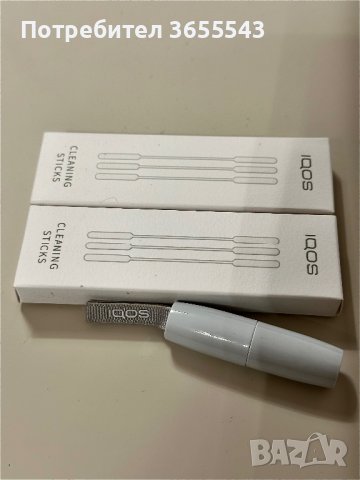 Iqos Уред и мокри клечки за почистване, снимка 1 - Аксесоари за електронни цигари - 43756088