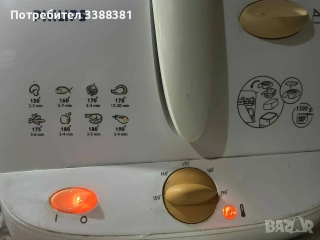 Фритюрник Филипс, снимка 2 - Фритюрници - 53166125