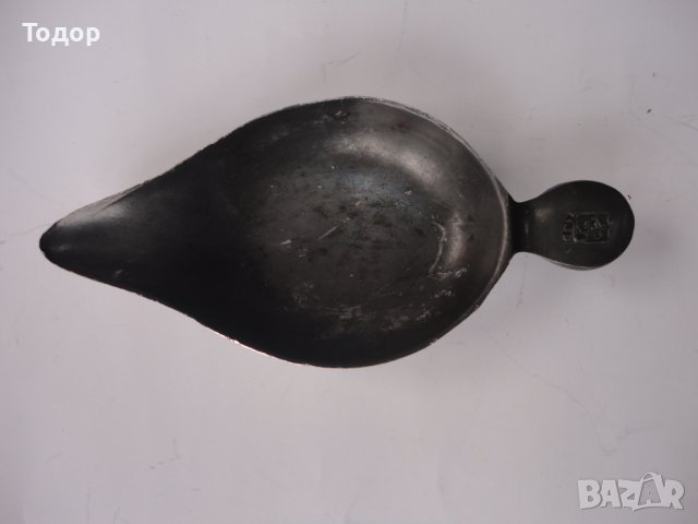 Старинен ритуален калаен съд 19 век , снимка 3 - Колекции - 39939823