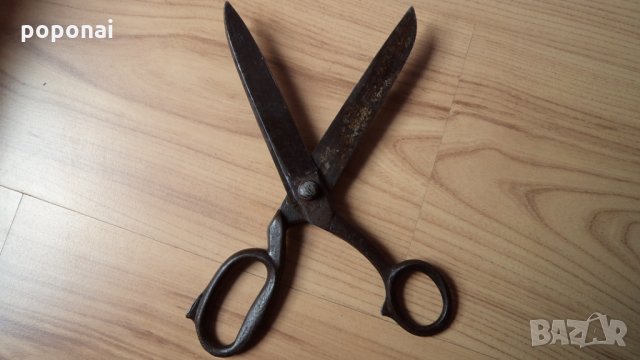 Стара шивашка ножица, снимка 2 - Антикварни и старинни предмети - 26396378