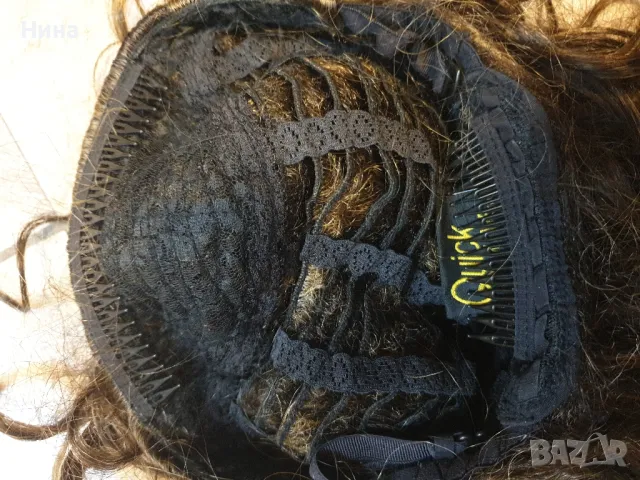 прекрасна перука 100 процента човешка коса, снимка 6 - Аксесоари за коса - 50279311