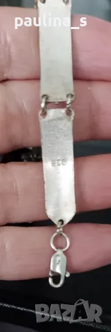 Два броя / Винтидж, рядка находка! / Сребърна гривна с мечета и филигран / СБХ , снимка 14 - Гривни - 29069424