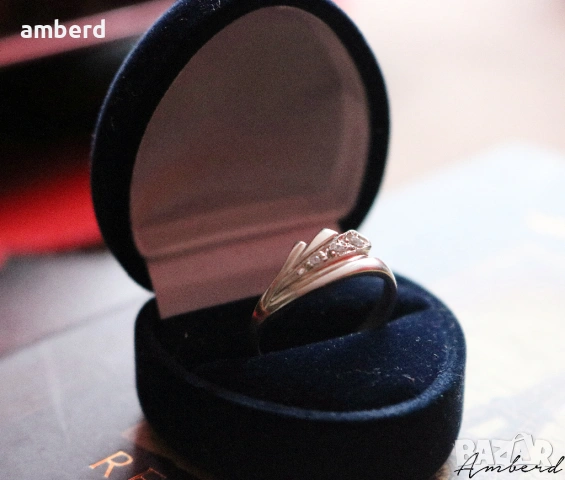 Сребърен пръстен - модел R036, снимка 2 - Пръстени - 53518477