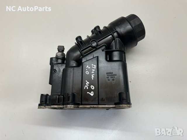 Корпус за маслен филтър за BMW БМВ E90/E91/E60 2.0 д 177 коня N47 7807799 MAHLE 2009, снимка 2 - Части - 44035891