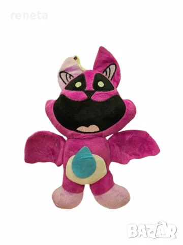 Играчка Smiling Critters, Тип Котка-прилеп, Плюшен, 28 см, снимка 1