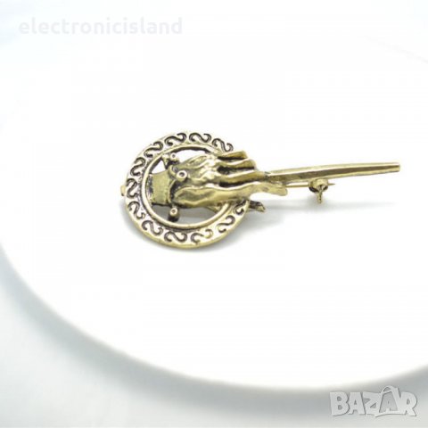 Брошка Игра на тронове ръката на краля Game of thrones Hand of the king, снимка 3 - Колиета, медальони, синджири - 26545253