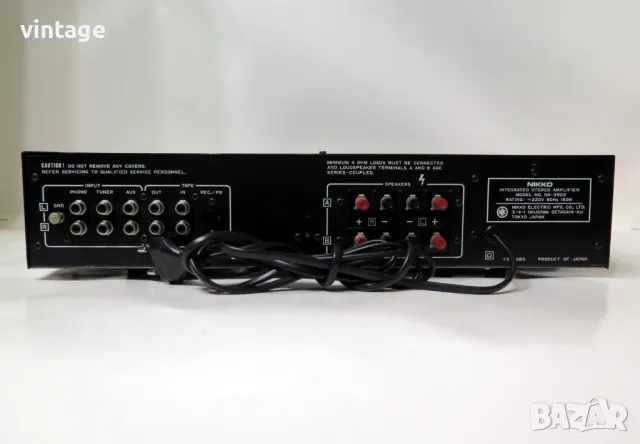 NIKKO NA-390 II, снимка 7 - Ресийвъри, усилватели, смесителни пултове - 49273249