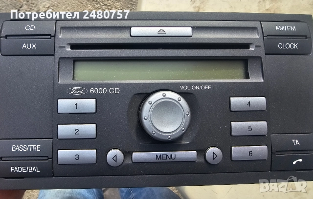 Касетофон +CD ФОРД ТРАНЗИТ