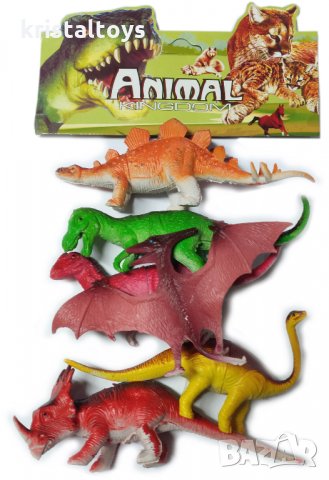 Комплект средни животни Динозаври
