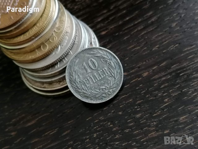 Монета - Унгария - 10 филера | 1894г.