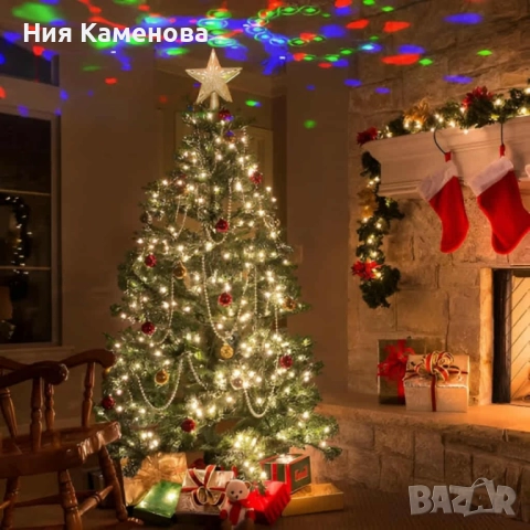 3D прожектор за Елха 6 Визии - Звезда ТОП ПРОДУКТ ЗА 2025, снимка 2 - Декорация за дома - 52698482