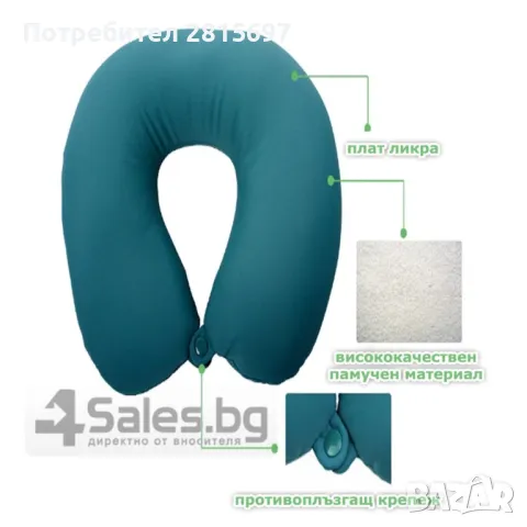 Електрическа масажна възглавничка за път, снимка 6 - Аксесоари и консумативи - 49237971