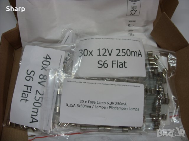 Крушки сулфидни 6V,8V и 12V за vintage receivers Marantz,Pioneer,Akai,Technics и др. , , снимка 6 - Декове - 38638411