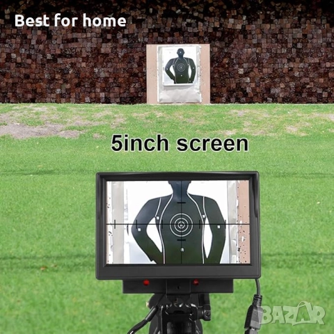  Монокуляр за нощно виждане с HD камера и 5 инчов преносим дисплей, снимка 3 - Обективи и филтри - 52736271