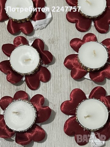 12 бр. свещи за къна , снимка 1 - Сватбени аксесоари - 37890930