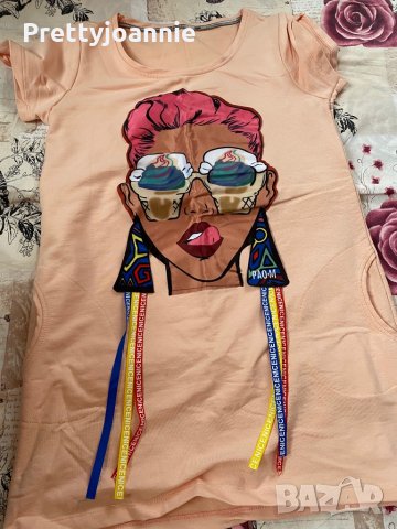 Хит 2020! Дълга тениска туника рокля