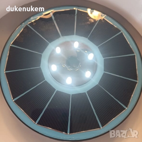 Соларен фонтан за градина, 3.5W, 8 дюзи, LED осветление, снимка 7 - Градински мебели, декорация  - 52488745