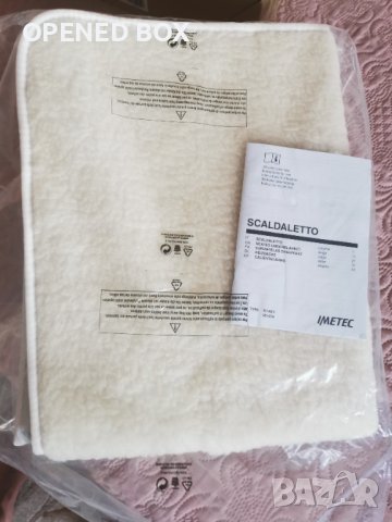 Електрически вълнени и памучни одеала Imetec 150x80 см., снимка 1