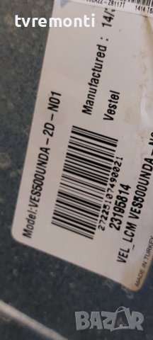 TCon BOARD ,T500HVD02.0,CTRL BD, 50T10-C02  for 50 inc DISPLAY VES500UNDA-2D-N01 Crown LED 50276, снимка 4 - Части и Платки - 38956697