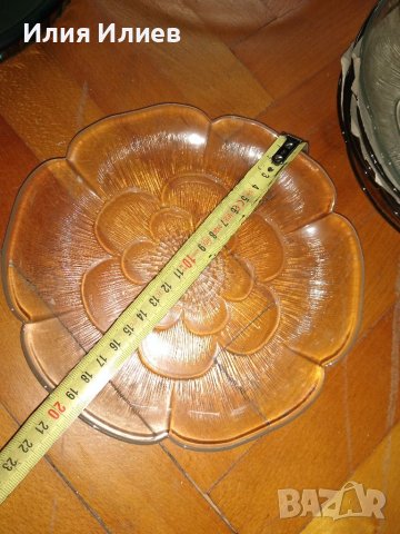 Стъклени плата, чинии и гарафи, снимка 6 - Други - 38377790