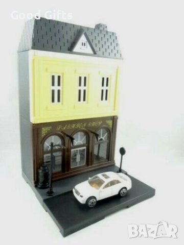 Детски паркинг със сгради, Градска улица, снимка 7 - Коли, камиони, мотори, писти - 42931471