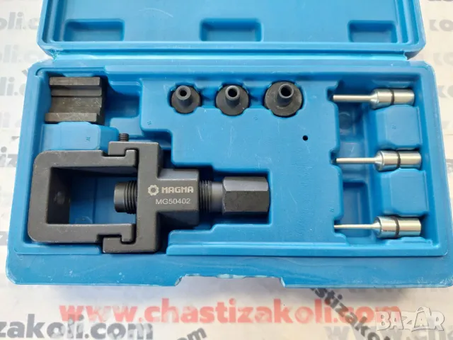 Комплект за разнитване и занитване на вериги за мотоциклети			