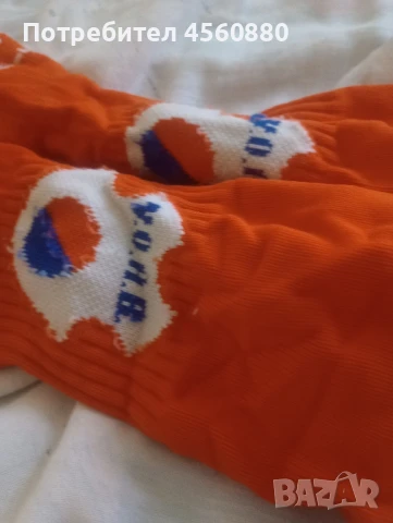 Оранжеви футболни чорапи, снимка 2 - Футбол - 51325612