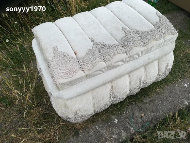 ТАБУРЕТКА С МЯСТО ЗА СЪХРАНЕНИЕ 1406251617, снимка 6 - Антикварни и старинни предмети - 50665309