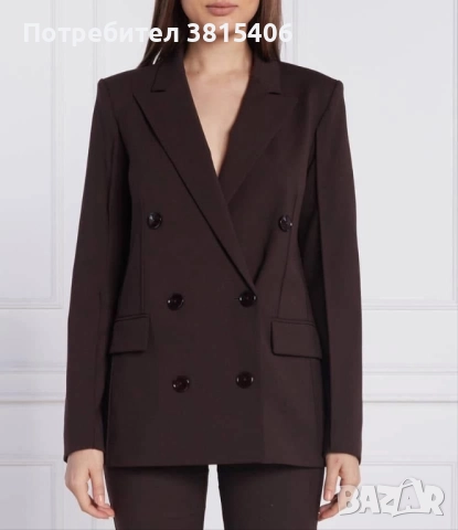 Нов оригинален блейзър Patrizia Pepe в тъмнокафяв цвят 🤎