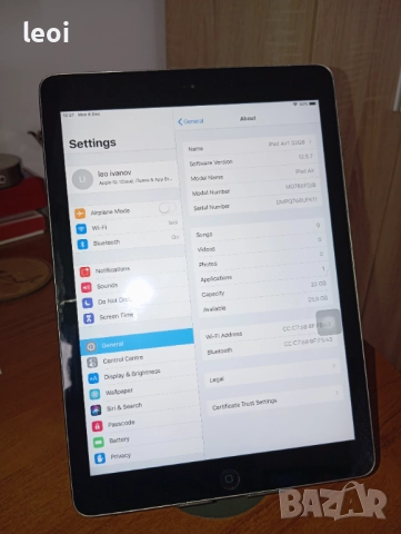 iPad Air1 32GB/9.7" WiFi, снимка 2 - Таблети - 49253170
