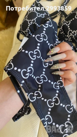 Бански Гучи бикини*Gucci Technical Bloom, снимка 12 - Бански костюми - 51363733