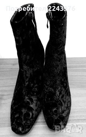 Дамски елегантни боти, снимка 6 - Дамски обувки на ток - 43313896
