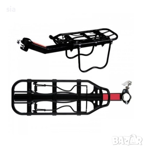 Багажник за колело, мотопед, велосипед или скутер, снимка 5 - Аксесоари и консумативи - 45854393