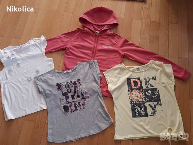 Детски блузки DKNY и суитшърт Little Marc Jacobs за 12-13г. момиче, снимка 12 - Детски Блузи и туники - 23489890