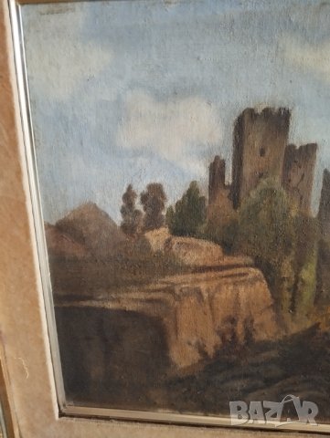 Стара картина-замък, снимка 2 - Картини - 43463055