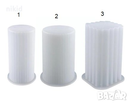 3D релефни цилиндър кръг колона силиконов молд форма за свещ смола гипс, снимка 3 - Форми - 37480200
