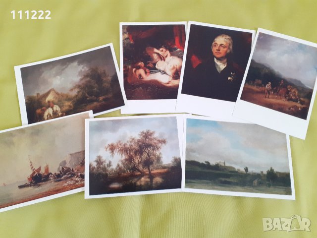 диплянка репродукции живопис - световна класика, снимка 2 - Колекции - 32693119