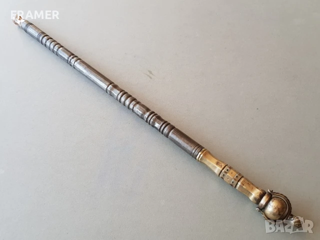 Османска харбия 18 век за кремъчен пищов тъпкач шомпол ятаган каракулак нож сабя кама кинжал, снимка 2 - Антикварни и старинни предмети - 50930407