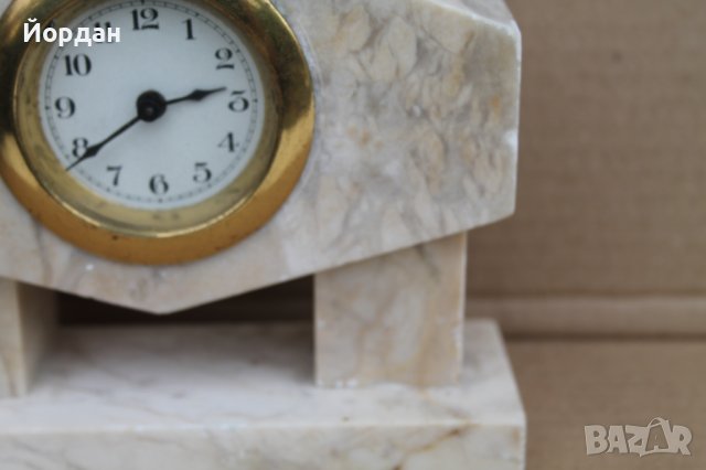 Стар настолен часовник , снимка 4 - Антикварни и старинни предмети - 42947667