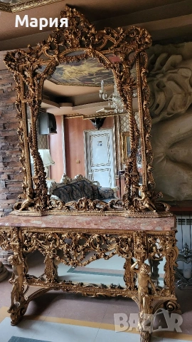 Конзола с огледало , снимка 5 - Огледала - 53080938