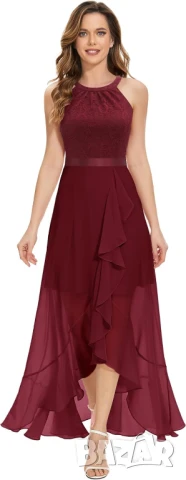 Елегантна дамска рокля Dressystar, размер L, дантелена рокля с халтер, снимка 2 - Рокли - 50968029