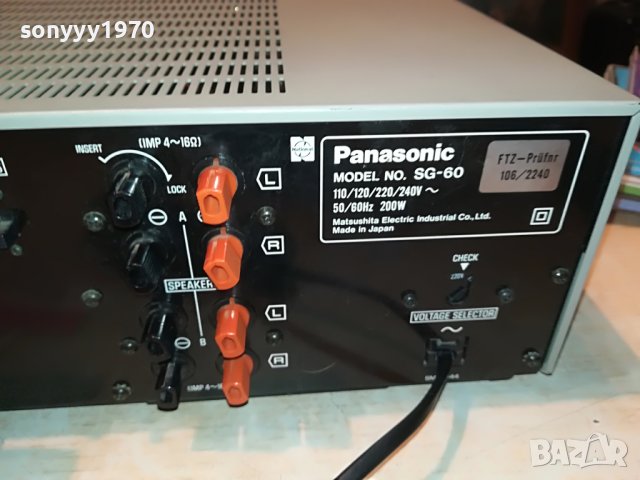 PANASONIC SG-60 DECK RECEIVER 2009221901, снимка 14 - Ресийвъри, усилватели, смесителни пултове - 38065455