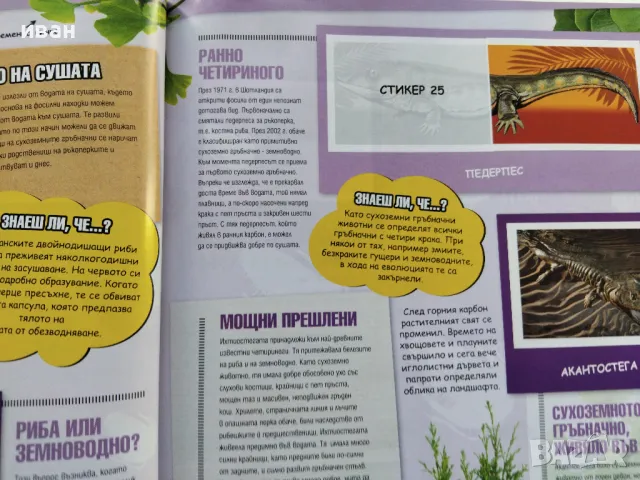 Стикер- албум "Праисторически времена" - Била - 2012г., снимка 4 - Колекции - 47910597